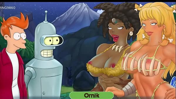 Futurama Lust in Space 03 – Fry & Bender Found Two Super Hot Busty Amazon – Futurama Parody Porn Game