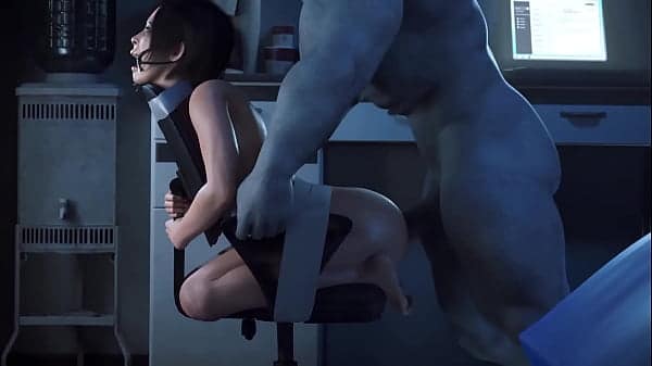 She didn’t expect a big cock to come to her. 3d animated hardsex