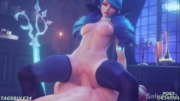 GWEN (LOL) hentai 3d compilation #1