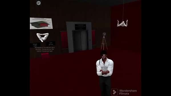 BDSM scene in Second Life metaverse A part