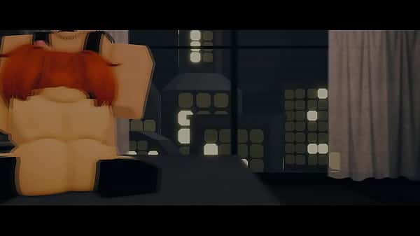 ROBLOX PORN | Nerdy ginger slut fucked in bedroom