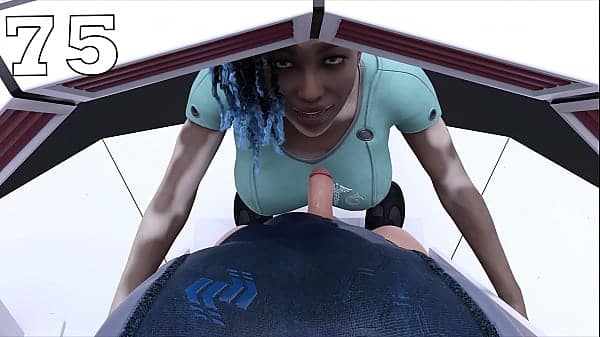 Stranded In Space #75 – Vitiligo Girl Wants Cock In Her Mouth