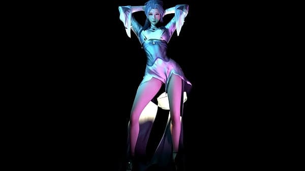3D big boobs Asian stripper got fucked so hard