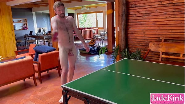 Convinced my step cousin to play strip pong – Ends with sex