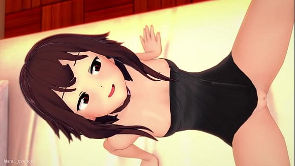 Megumin (konosuba) visita la enfermeria esta caliente y quiere quitarse la toalla para follar (Versión adulta) (hentai) (sin censura)