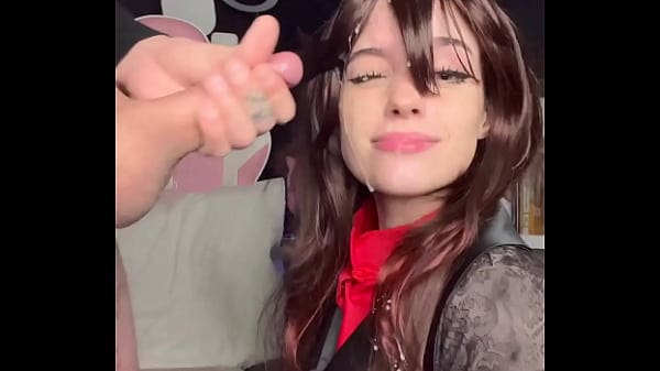 Soogsx Blowjob   Facial in Hu Tao cosplay Genshin Impact cosplay