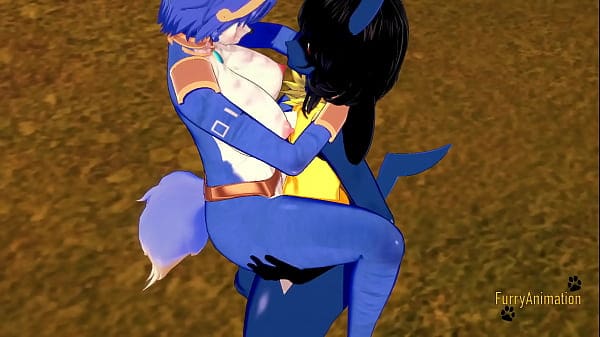 Star Fox Pokemon Star Fox Pokemon Furry Hentai 3D Yiff- Krystal x Lucario Boobjob & Fucked with creampie in his pussy and cums in her boobs – Japanese Cartoon Manga anime porn