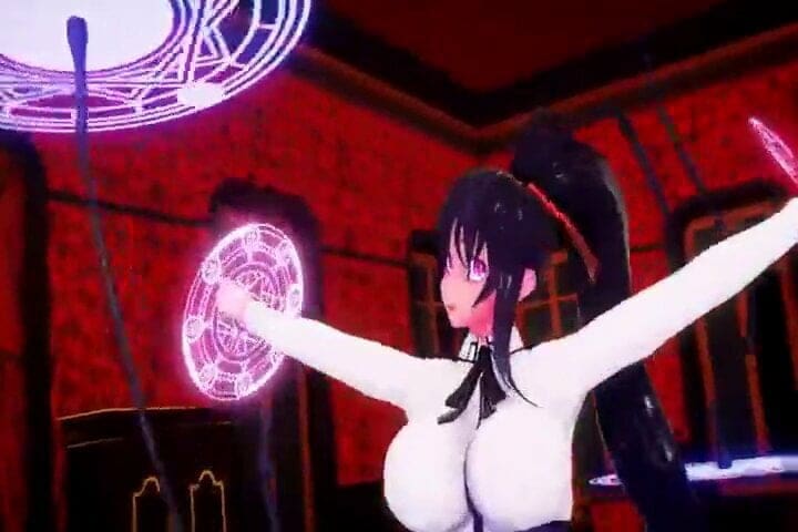 Akeno High School DXD Breast and Ass inflation