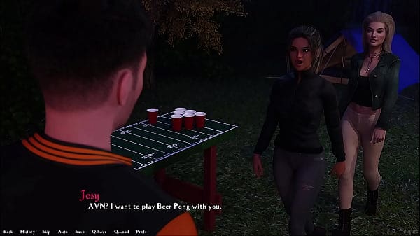 Being A DIK #187 – 18 Year Old Brunette Loses In Strip Pong And Becomes Completely Nude At The College Party