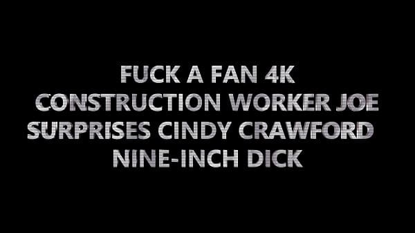 Busty Cindy Crawford Drains Joe’s Massive Cock at Porn Convention!