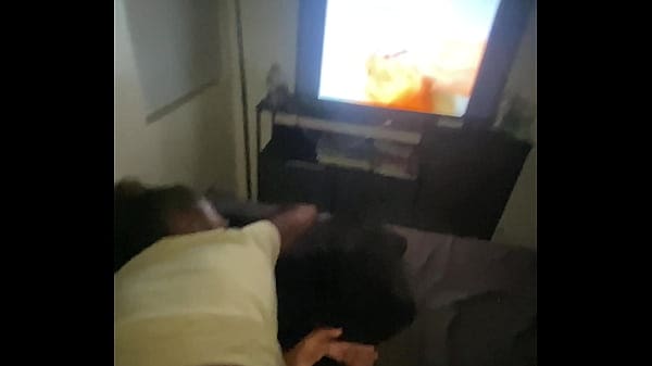 Caught fucking on her momma bed LMAO