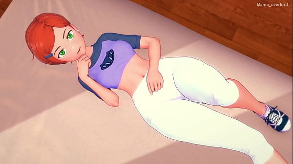 Gwen Tennyson solo quiere jugar rápido con una polla, en su cuarto (versión adulta)