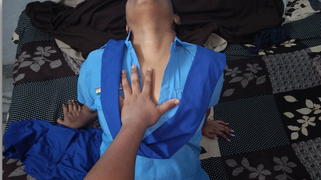 High School Tamil Girl Fucks her Step Brother – Desi Anal Sex with Hindi Audio