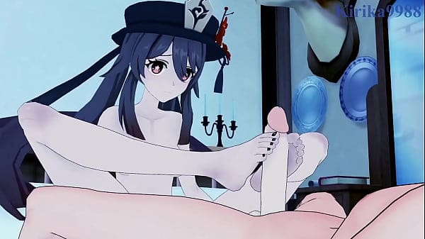 Hu Tao and Aether intense sex. – Genshin Impact Hentai