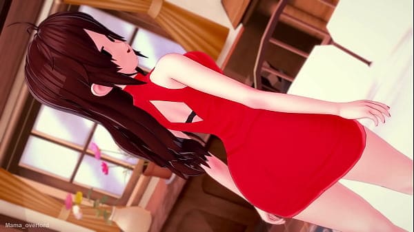 La linda Girlfriend (FnF)quiere divertirse en su cuarto follando toda la noche (hentai)