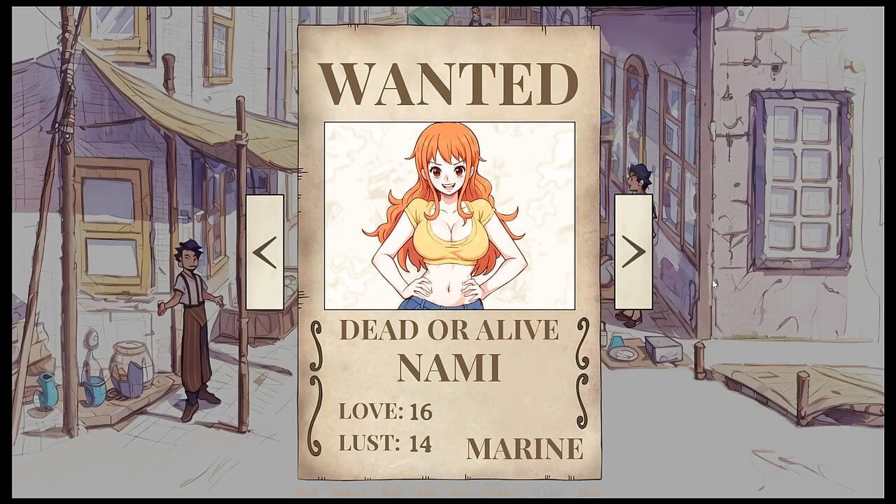 Lusty Buccaneers Parody Hentai Game Ep.3 FIRST paid BLOWJOB for Nami !