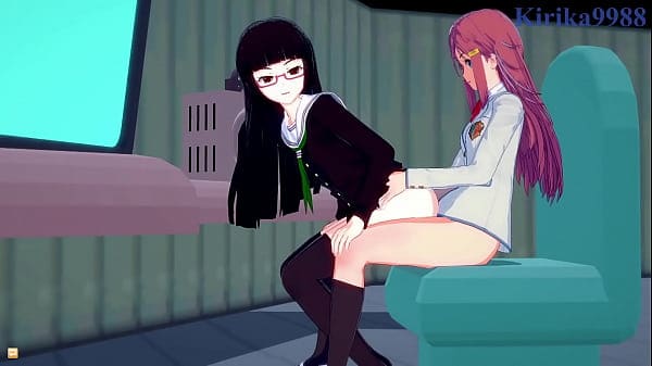 Marika Kato and Chiaki Kurihara intense lesbian play and futanari sex. – Bodacious Space Pirates Hentai
