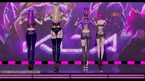 [MMD] LAYSHA – Chocolate Cream Hot Striptease Kpop Dance Ahri Akali Kaisa Evelynn KDA League of Legends 4K 60FPS