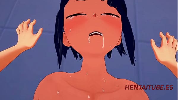 Boku No Hero Hentai  – Jiro Kyoka & Kaminari Denki Sex at Classroom Handjob, Blowjob, Boobjob & Fucked 2/2