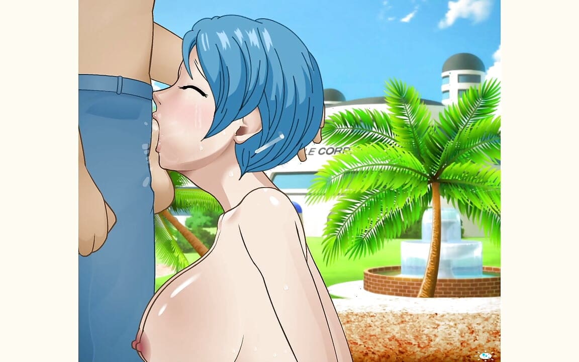 Bulma cheating milf slut with big tits can’t stop herself from deepthroating his massive cock – SDT