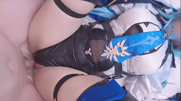 Genshin Impact Eula cosplaying raw sex creampie compilation.