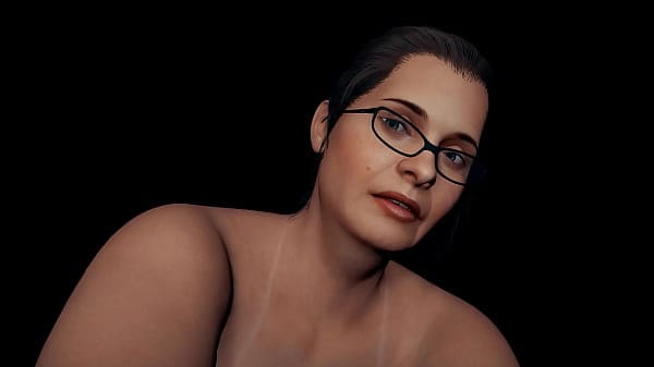 Granny Anal Riding Dildo