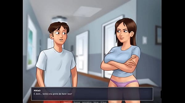 Summertime Saga ep 1 – Começando o jogo, conhecendo a historia e personagens