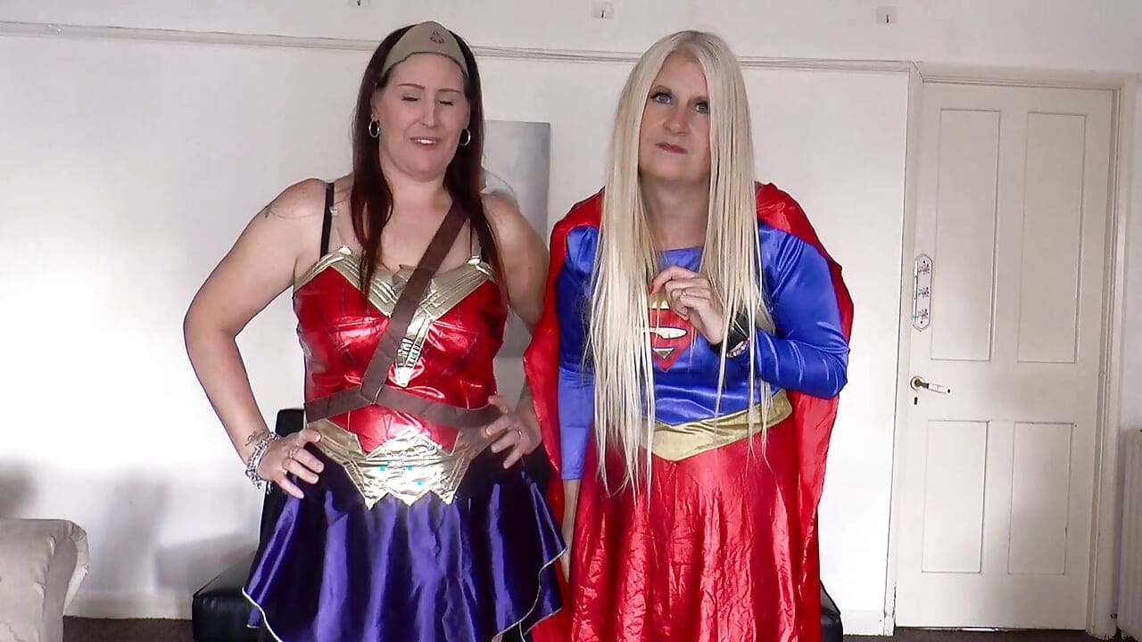 Superheroines Punish You with Their Futa Cocks