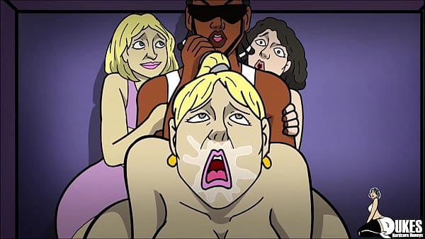 Three big booty married Arab bitches getting fucked by big black dick