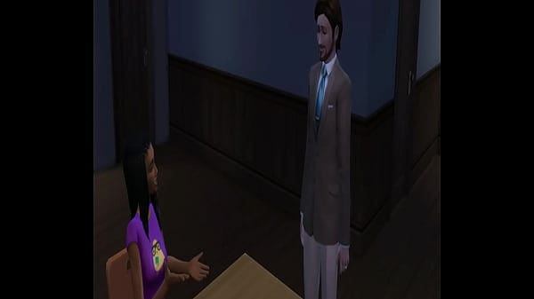Chocolate girl sucking her social studies teach cock in the classroom aft sch