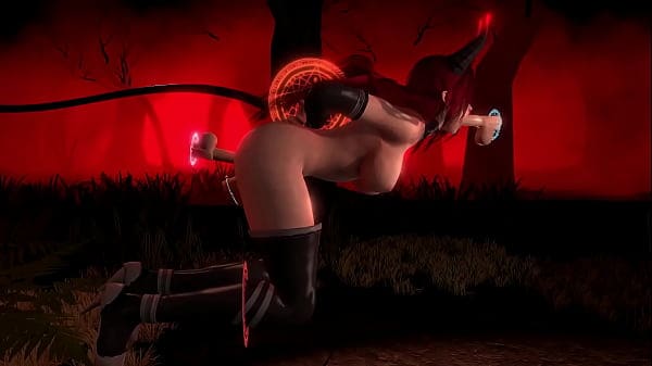 Demon Girl Gets in a Gangband Trap With Magic Dicks – 3D Porn