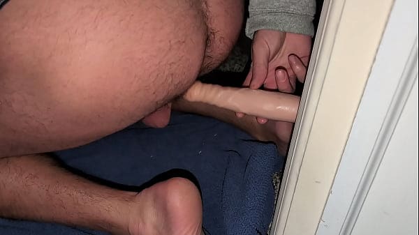 Fillitup91 rides dildo doggystyle