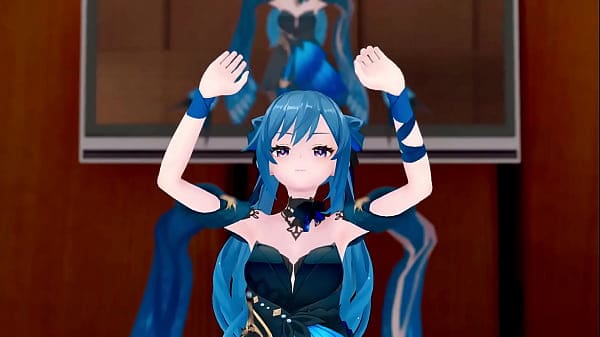 Genshin Impact Keqing Undress Dance And Nude Sex With Kaedehara Kazuha Hentai Mmd 3D Blue Hair (CLIP)