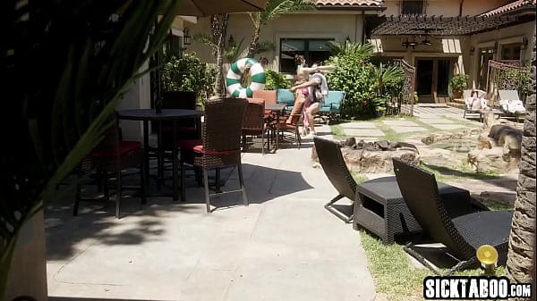 Shameless MILF stepmom with big tits Lexi Luna fucks stepson David Lee