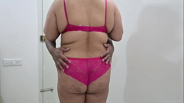 Bikini sexy girl giving handjob to husband