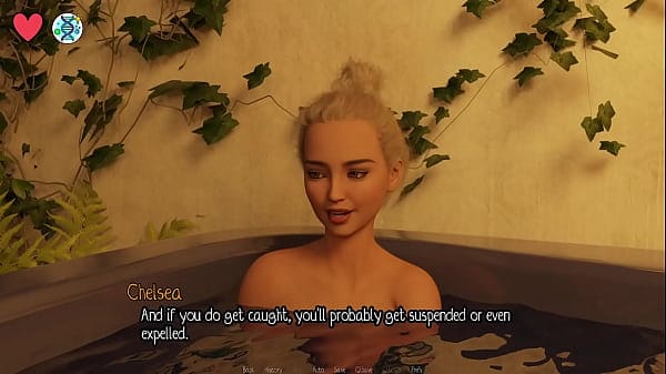 Elmwood University #12 – Brunette Cheerleader Loves To Dirty Talk Into My Ear. She Thanked Me For Fucking Her in The Hot Tub