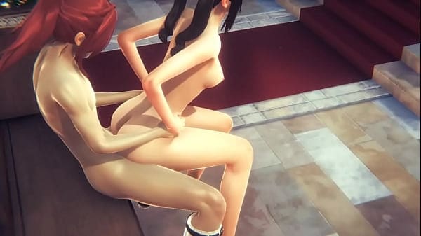Hentai Uncensored – Yumiko plays with his friends and is fucked twice with creampie in a church – Japanese Asian Manga Anime Game Porn