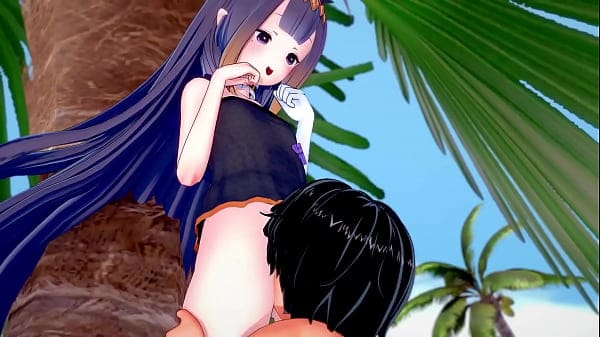 [Hololive] Ninomae Ina’nis решила после стрима попрыгать на члене своего любимого подписчика! ~ (короткое)