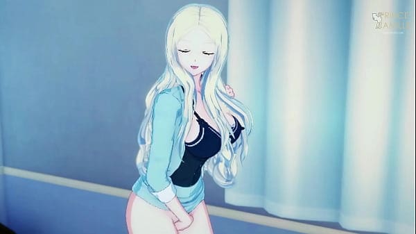 Irina Jelavic bitch sensei takes off her outfit and masturbates – Ansatsu Kyoshitsu