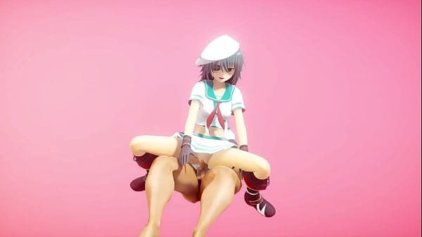 Kantai Collection Kiso Hentai Dance and Sex Cowgirl Position Undress MMD 3D Blue Hair (CLIP)