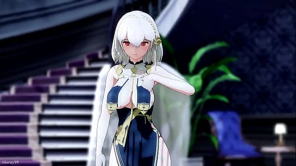 MMD Azur Lane Phone Number 폰넘버  HMS Sirius
