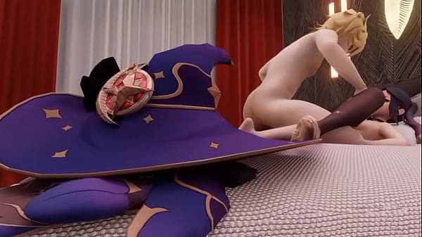 Mona and traveler having sex