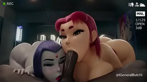 Starfire & Raven The SlutsTitans
