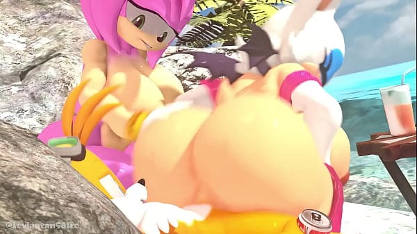 tails bien dominado por rouge y amy (suscribete)