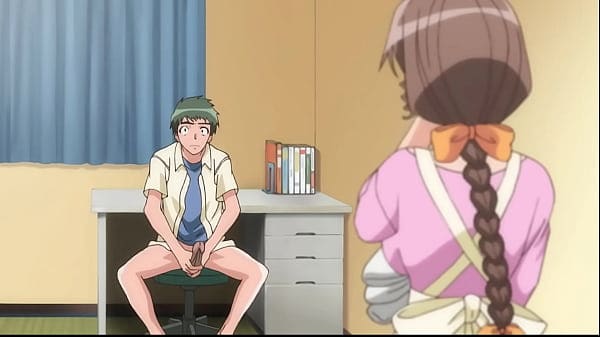 Uncensored Hentai – My stepmother catches me jerking off!!