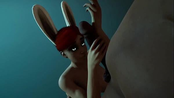 3d Anime Redhead Girl loves Big Black Cock 0.1v