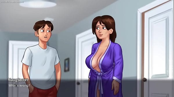 Horny and Lucky Dude Loves Seeing His Stepsis Big Juicy Wet Boobs| Busty Stepmom Wants Him To Help Her – Summertime Saga 03 3D Porn Games