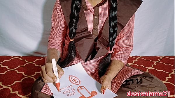Indian village XXX the tuition teacher caught me painting a penis and Pussy and fucked both my Pussy and ass I felt  a lot of pain FAST FUCK XVIDEO Hindi audio