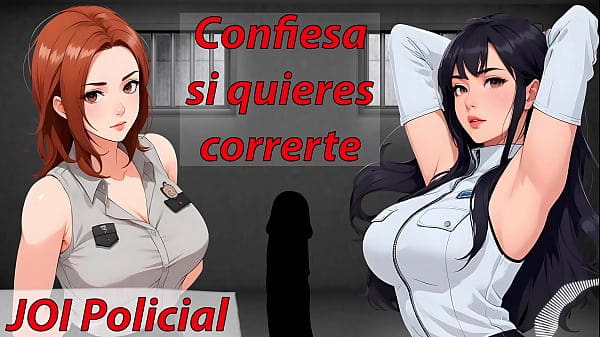 Poli buena, poli mala. Instrucciones para paja emocionante. JOI hentai voz española.