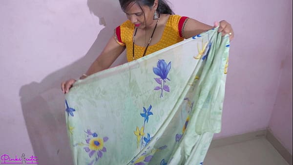 Stepmother ravinadesi gets Cum facial from her Stepson During Changes Clothes.